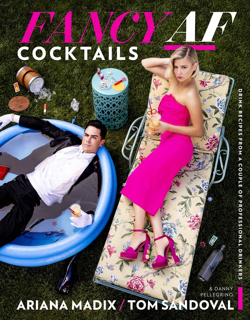 Coe of Fancy AF Cocktails Book with Ariana Madix and Tom Sandoval 