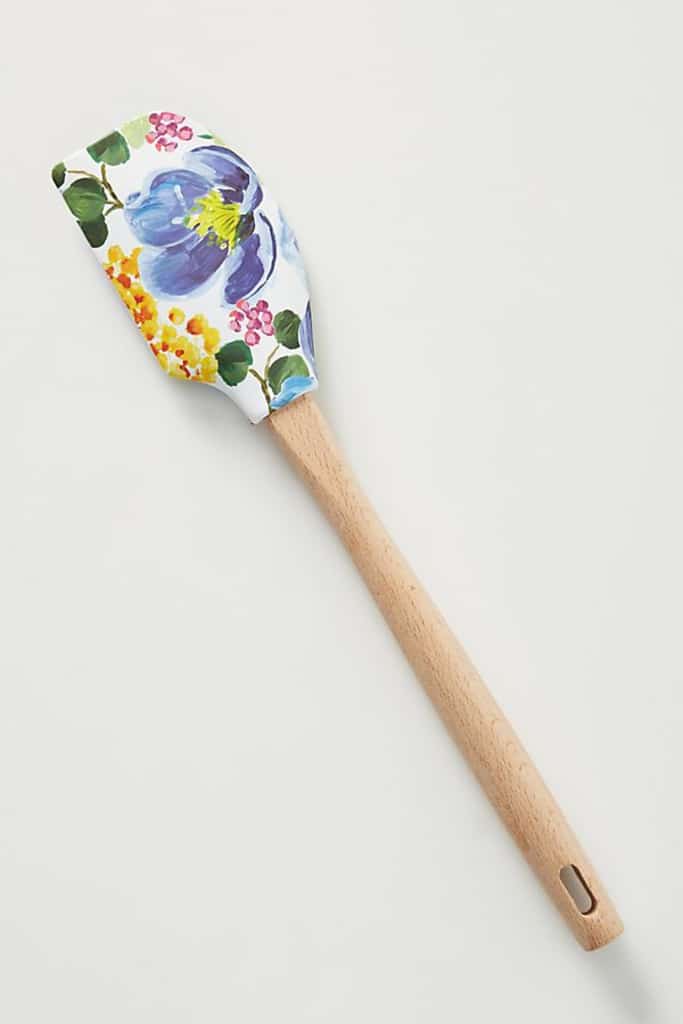 Pretty floral spatula