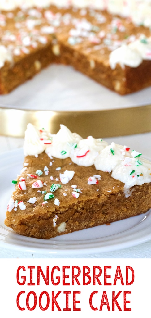 Gingerbread Cookie Cake