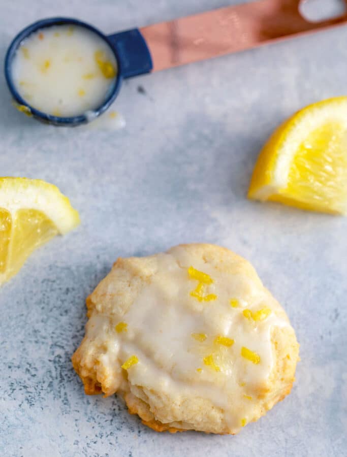 Glazed Lemon Cookies -- These cookies are so bright and happy with the perfect balance of sweet and tart, you'll want to bottle them up for some instant sunshine on a gloomy day | wearenotmartha.com