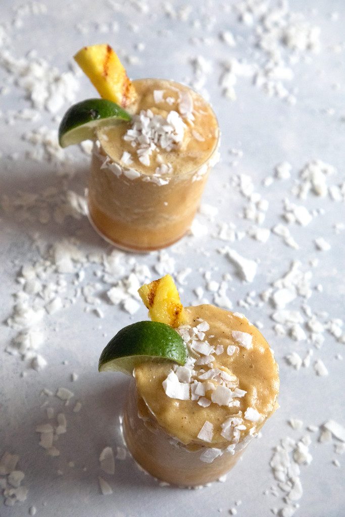 Grilled Pineapple Coconut Margaritas Recipe We are not Martha