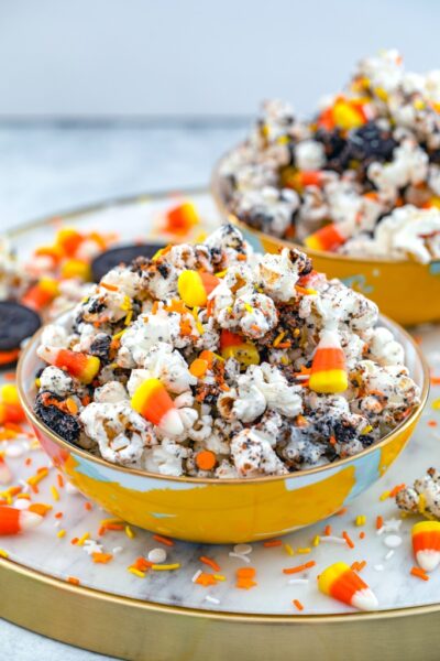 Halloween Party Popcorn Recipe | We are not Martha