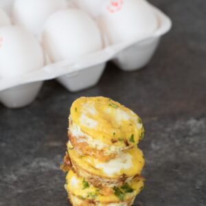 Ham and Cheese Sweet Potato Egg Cups for Dogs -- If you're looking for a fun, dog-friendly snack for your pup, eggs are the way to go! These will have your pup begging for more! | wearenotmartha.com
