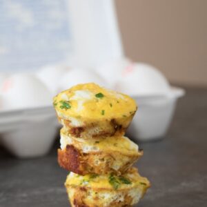 Ham and Cheese Sweet Potato Egg Cups for Dogs -- If you're looking for a fun, dog-friendly snack for your pup, eggs are the way to go! These will have your pup begging for more! | wearenotmartha.com