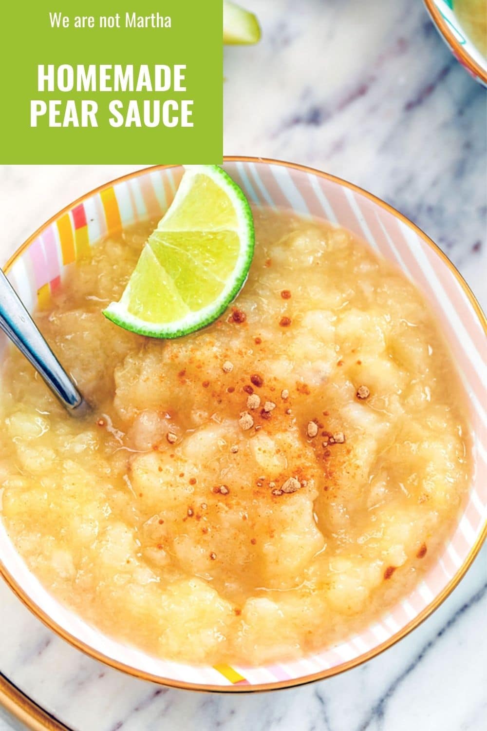 Lime Ginger Pear Sauce