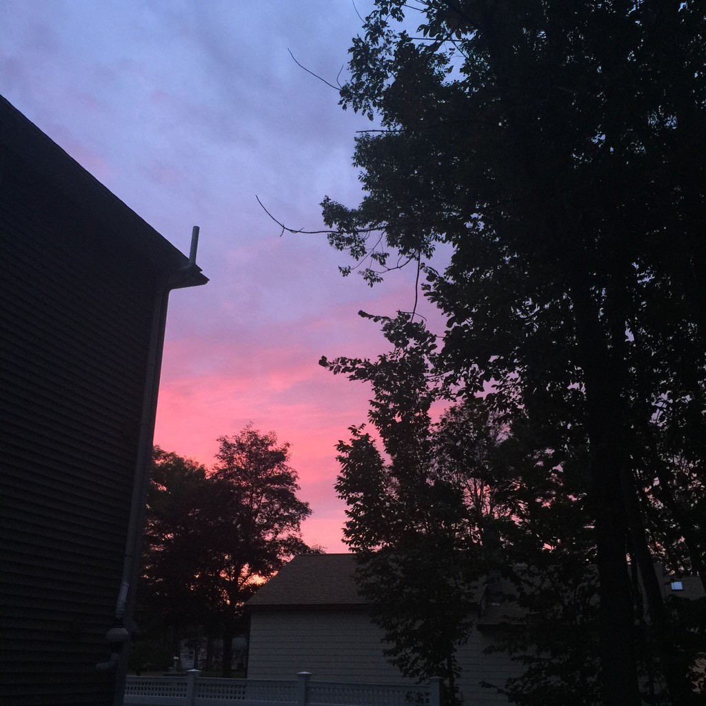 Sunset in New England | wearenotmartha.com