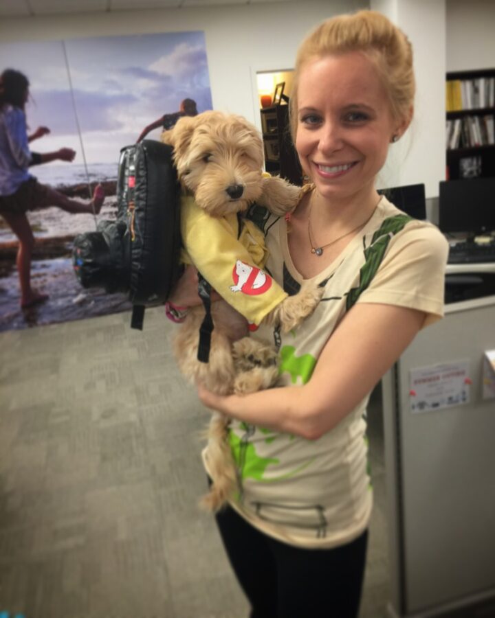 Winnie Labradoodle Puppy Ghost Buster Costume