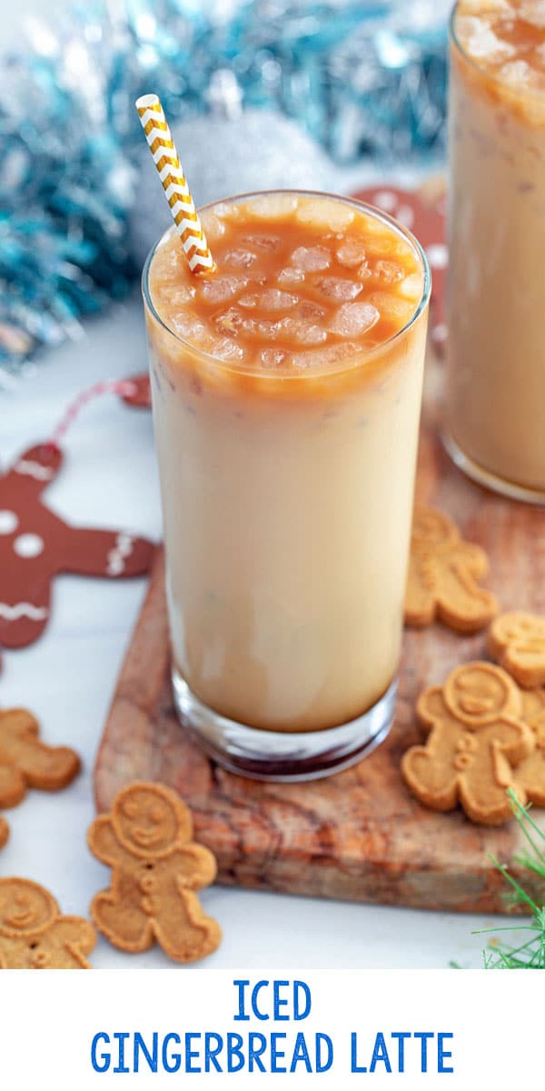 Iced Gingerbread Latte