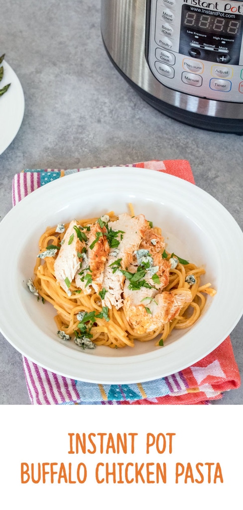 Instant Pot Buffalo Chicken Pasta Recipe We are not Martha