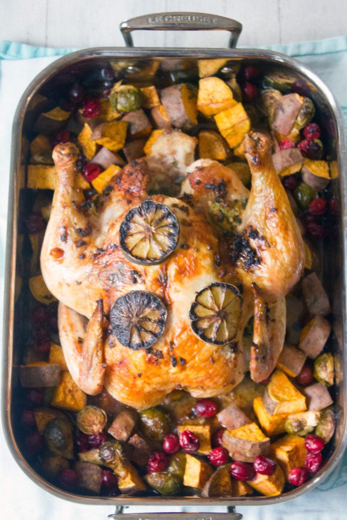 Jalapeño Lime Roast Chicken -- This roast chicken is the perfect healthy comfort food for any time of year! | wearenotmartha.com