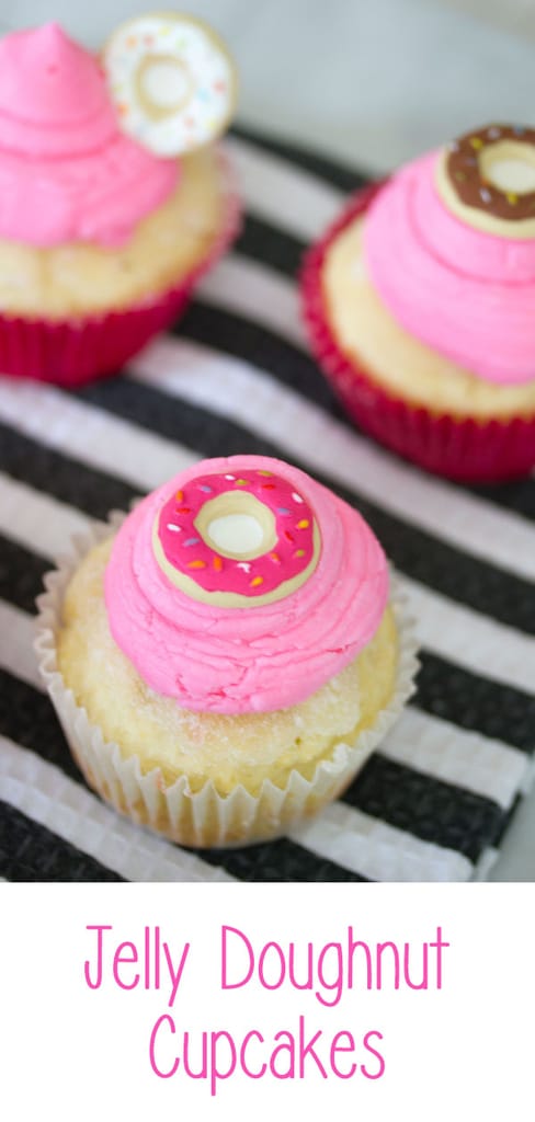 Jelly Doughnut Cupcakes