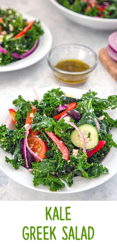 Kale Greek Salad Recipe | We are not Martha