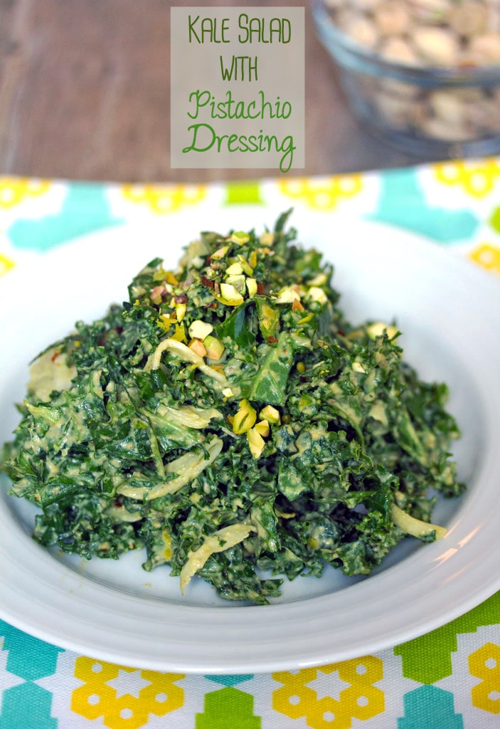 Chopped Kale Salad with Pistachio Dressing Recipe We are not Martha