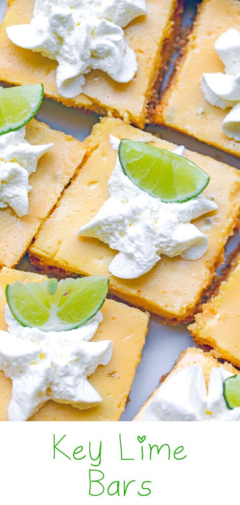 Key Lime Bars -- When you're lucky enough to find key limes, put them to good use and make these Key Lime Bars! They're an easy-to-make summer treat with the perfect balance of tart and sweet | wearenotmartha.com #keylimes #limebars #summerdesserts