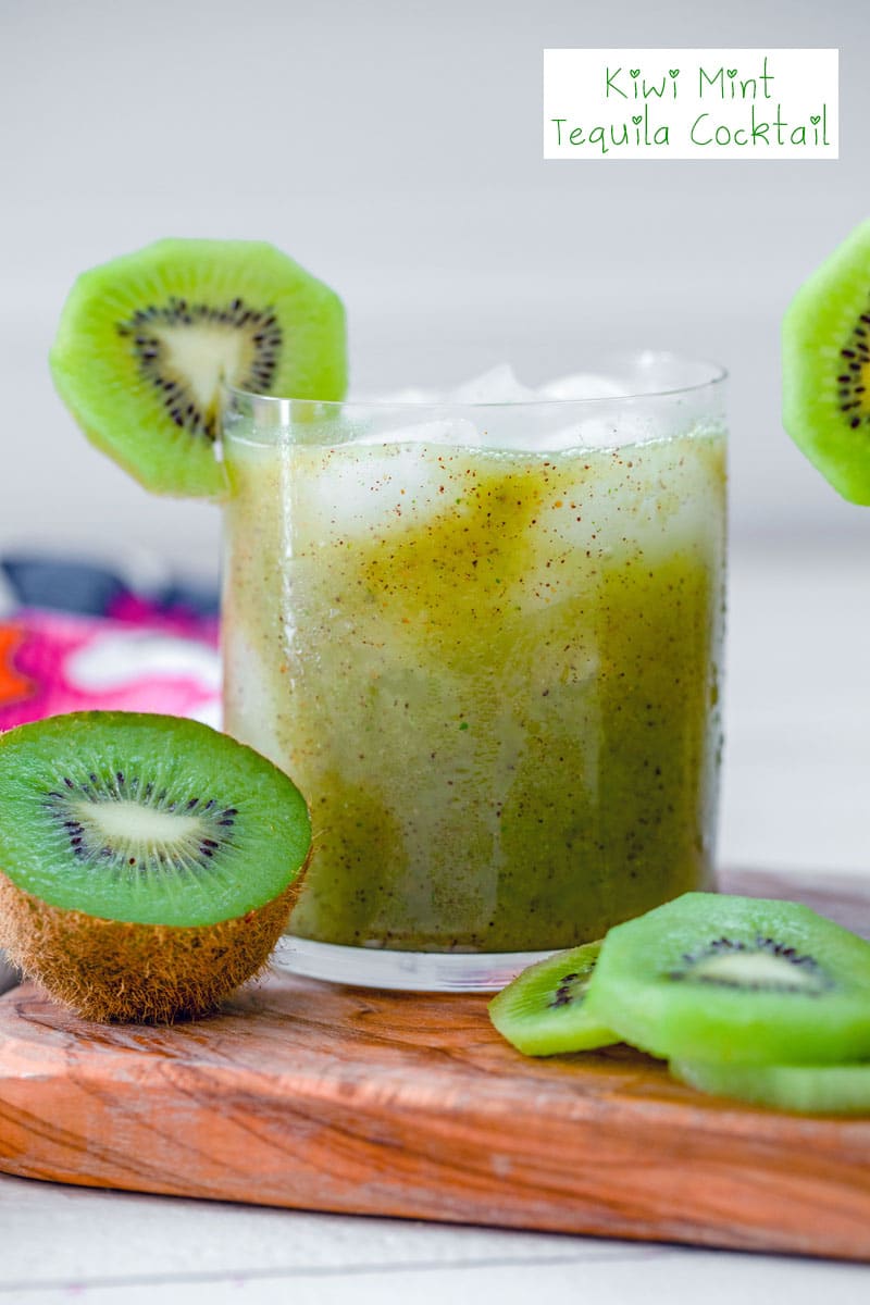 Kiwi Mint Tequila Cocktail Recipe We are not Martha