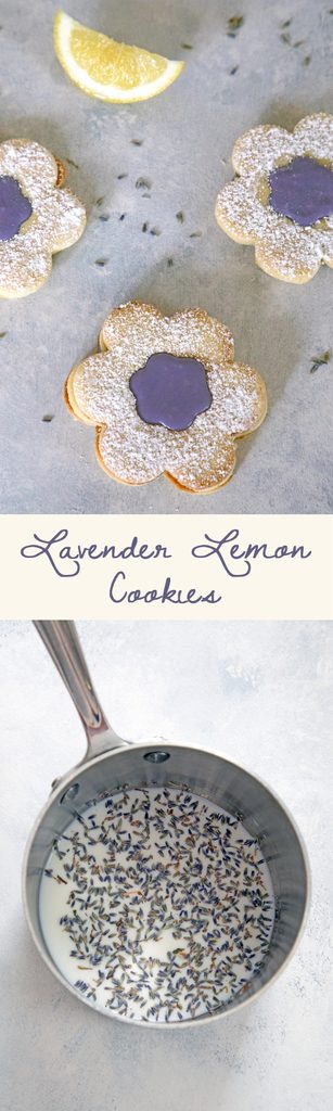 Lavender Lemon Cookies -- These cookies give a floral and citrus refresh to the classic linzer cookie | wearenotmartha.com