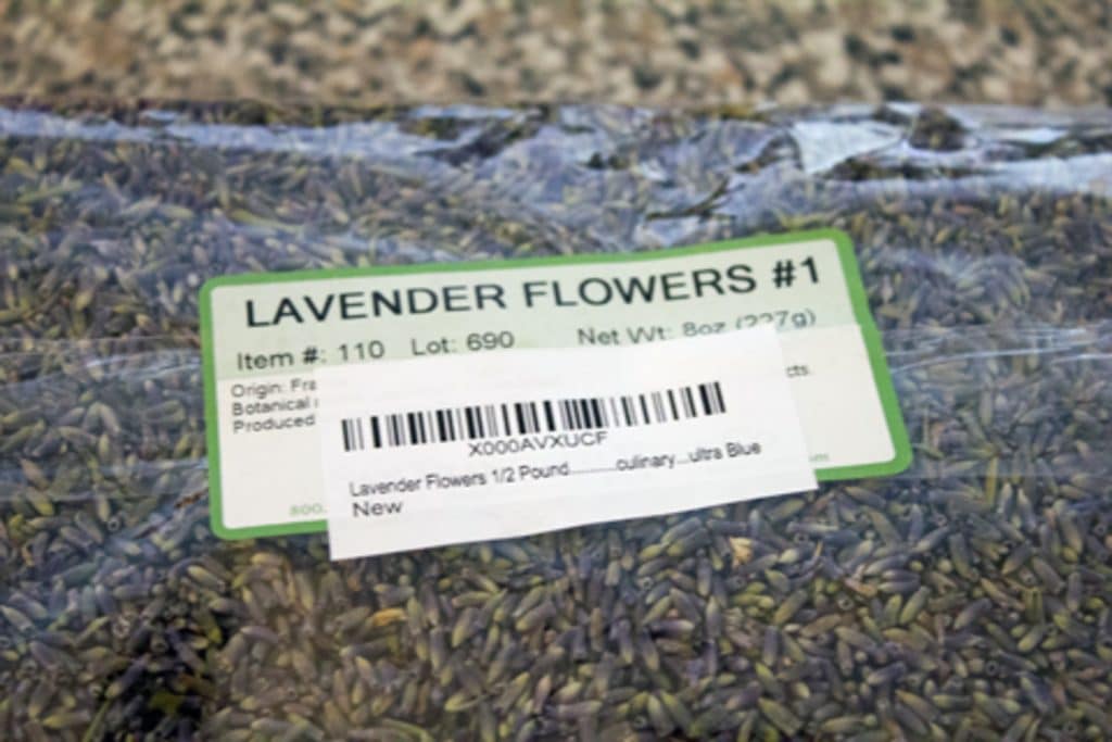 Sacchetto di fiori secchi di lavanda