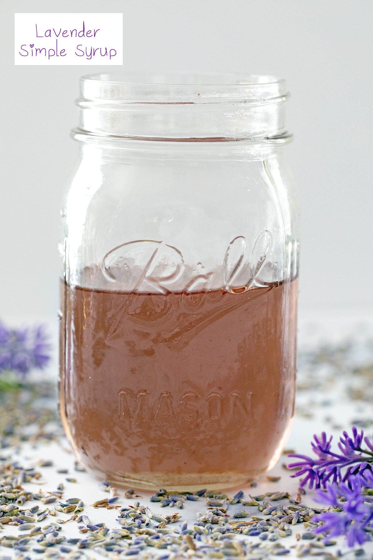 Lavender Simple Syrup Recipe | We are not Martha