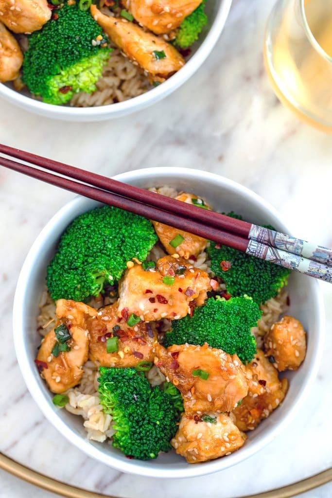 Lighter Sesame Chicken Recipe We Are Not Martha