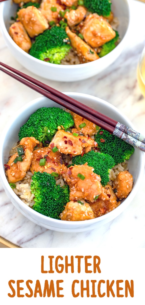 Healthier Sesame Chicken