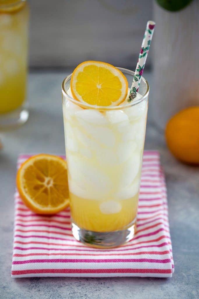 Meyer Lemon Tom Collins -- This twist on the classic Tom Collins drink uses Meyer lemons for a slightly tart, slightly sweet Meyer lemon cocktail you can enjoy all winter long into spring | wearenotmartha.com