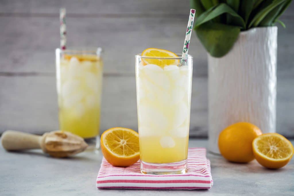 Meyer Lemon Tom Collins -- This twist on the classic Tom Collins drink uses Meyer lemons for a slightly tart, slightly sweet Meyer lemon cocktail you can enjoy all winter long into spring | wearenotmartha.com