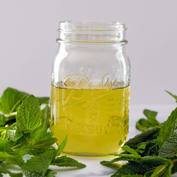 Mint Simple Syrup Recipe We are not Martha