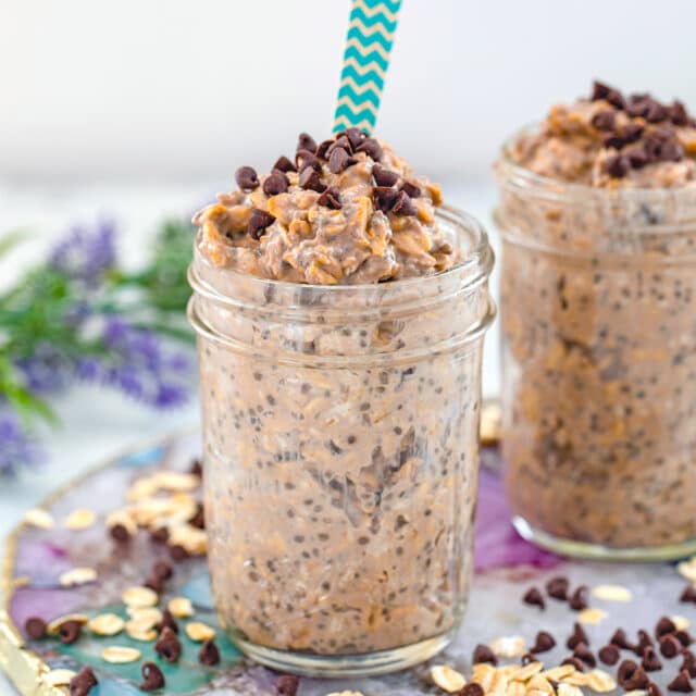 Mocha Overnight Oats Recipe | We are not Martha