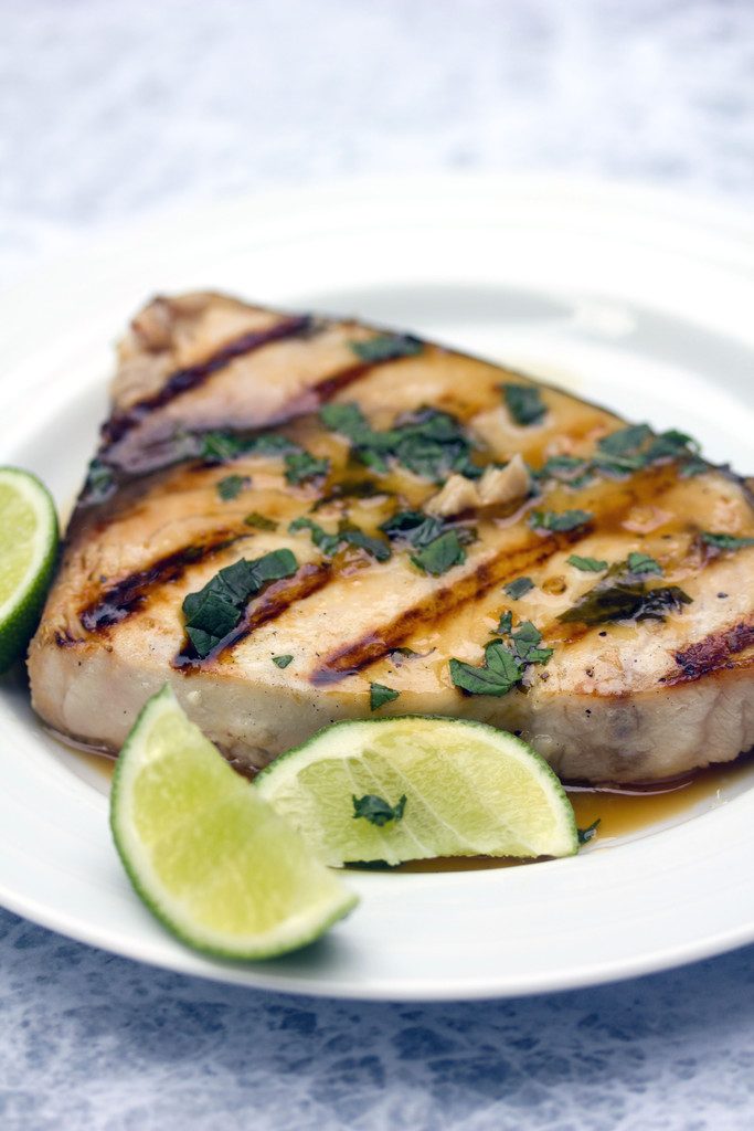 Grilled Mojito Swordfish