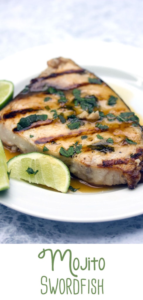 Grilled Mojito Swordfish