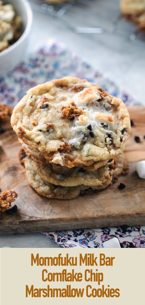 Momofuku Milk Bar Cornflake Chip Marshmallow Cookies -- It's been said these Momofuku Milk Bar cookies will send you to rehab. And I can confirm these Cornflake Chip Marshmallow Cookies are downright dangerous... But in the best way possible | wearenotmartha.com