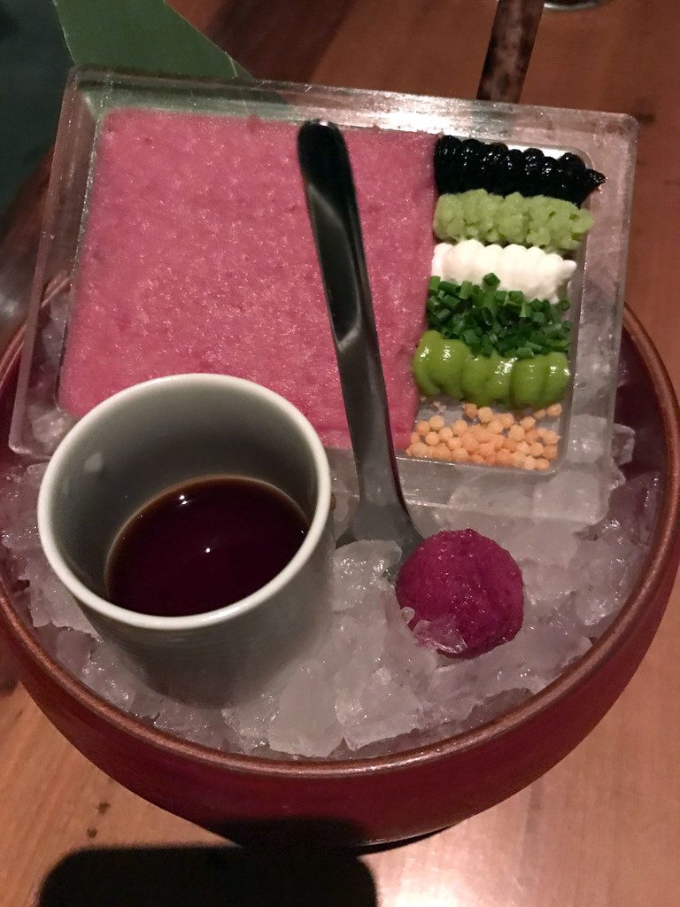 San Francisco and Wine Country Trip -- Morimoto Napa Omakase Tuna Tartare | wearenotmartha.com