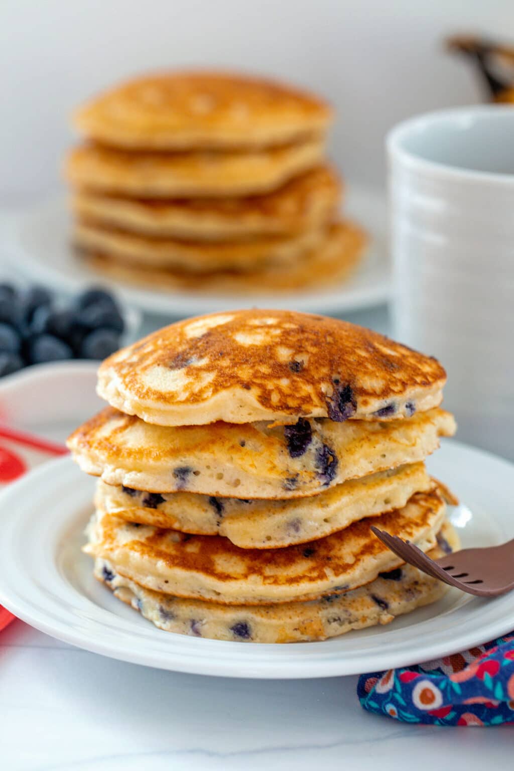 Muffin Mix Pancakes Recipe - We are not Martha