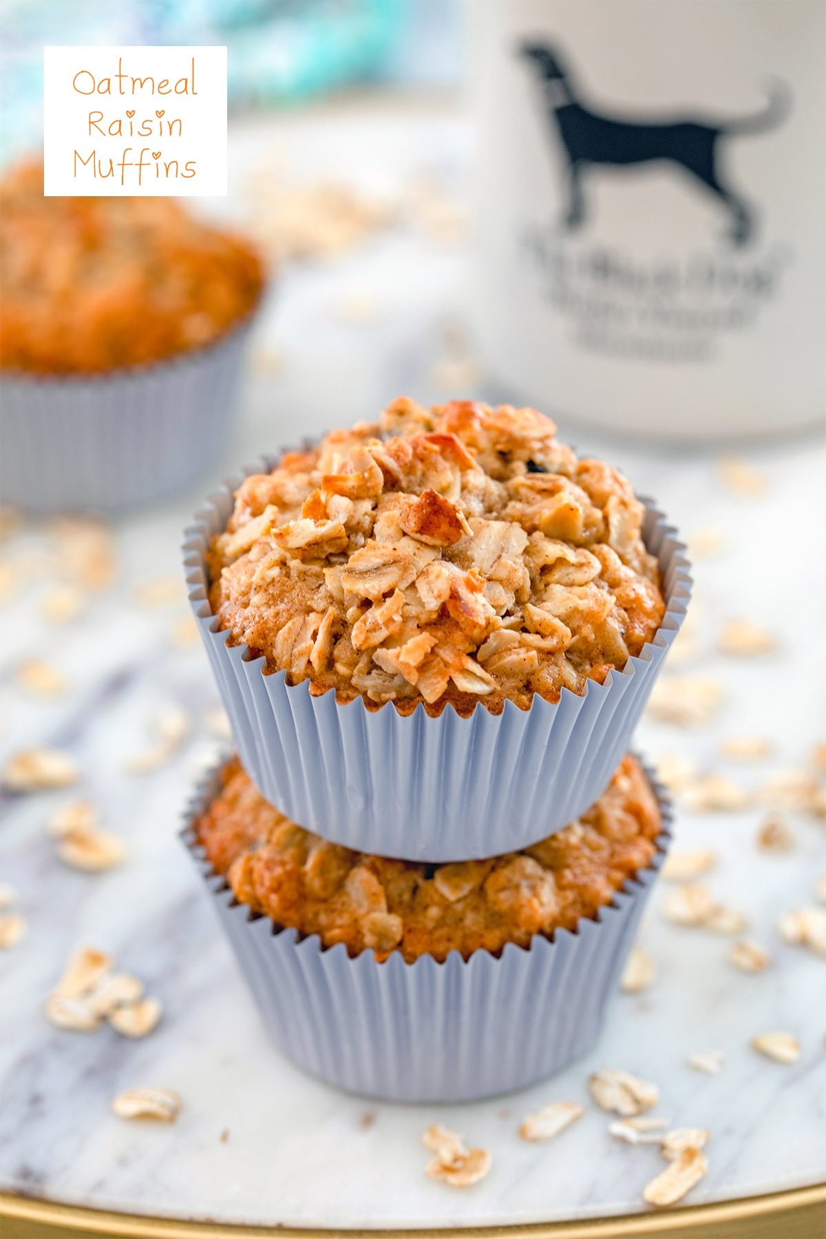 Oatmeal Raisin Muffins Recipe We are not Martha