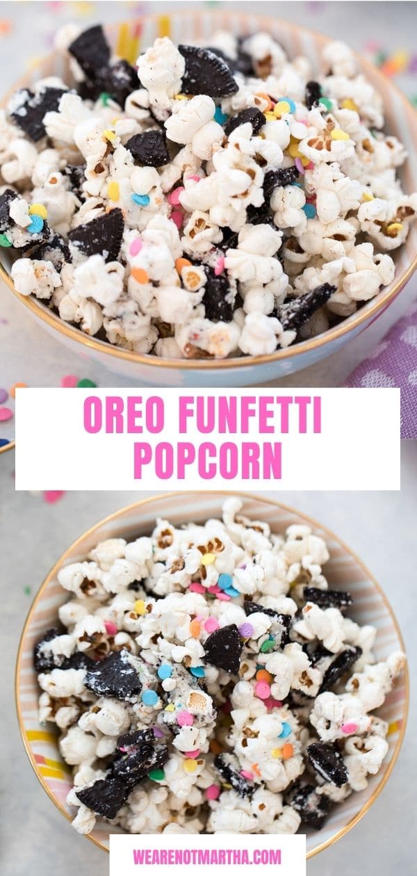Oreo Funfetti Popcorn