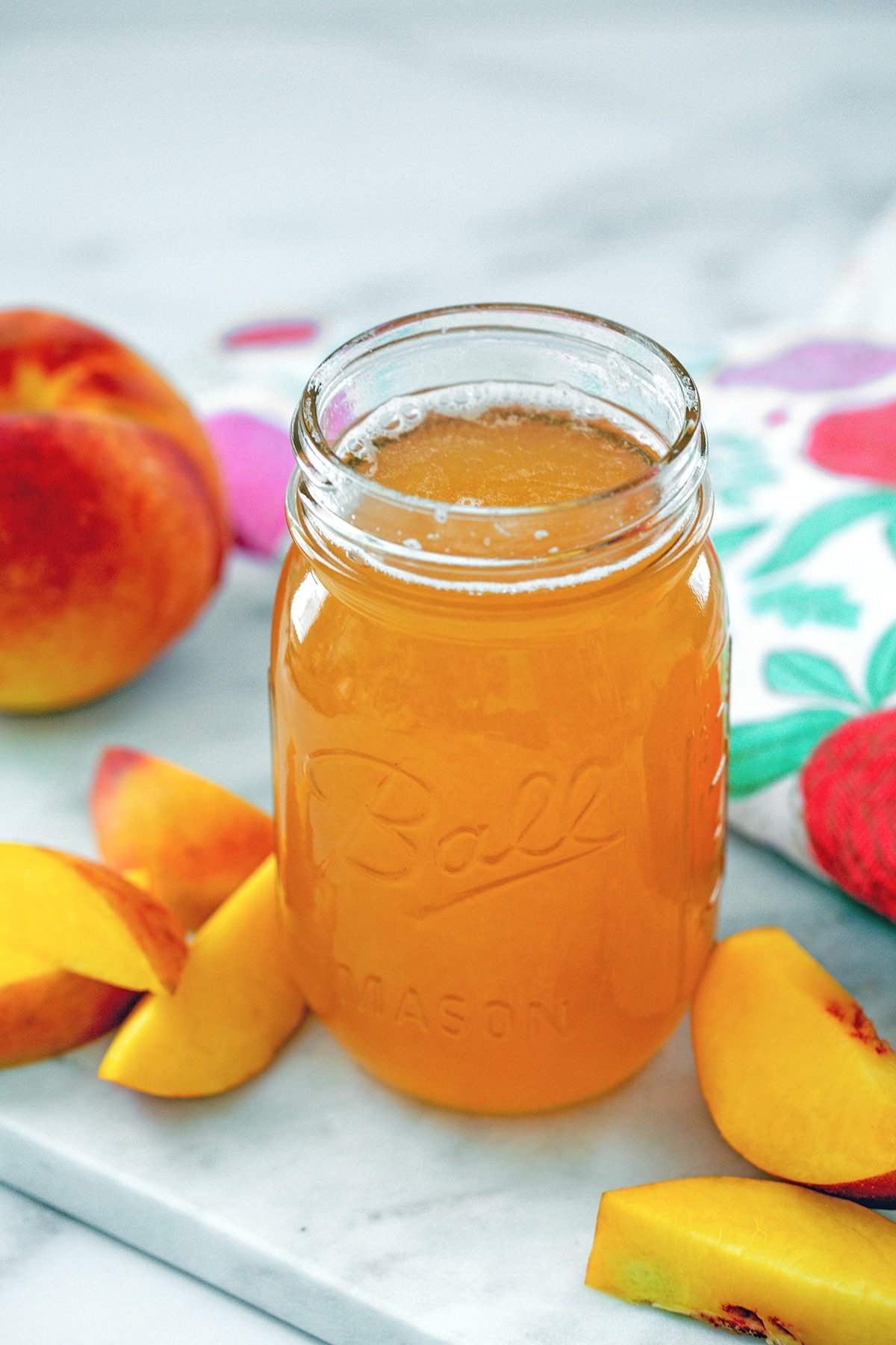 Peach Simple Syrup Recipe We are not Martha