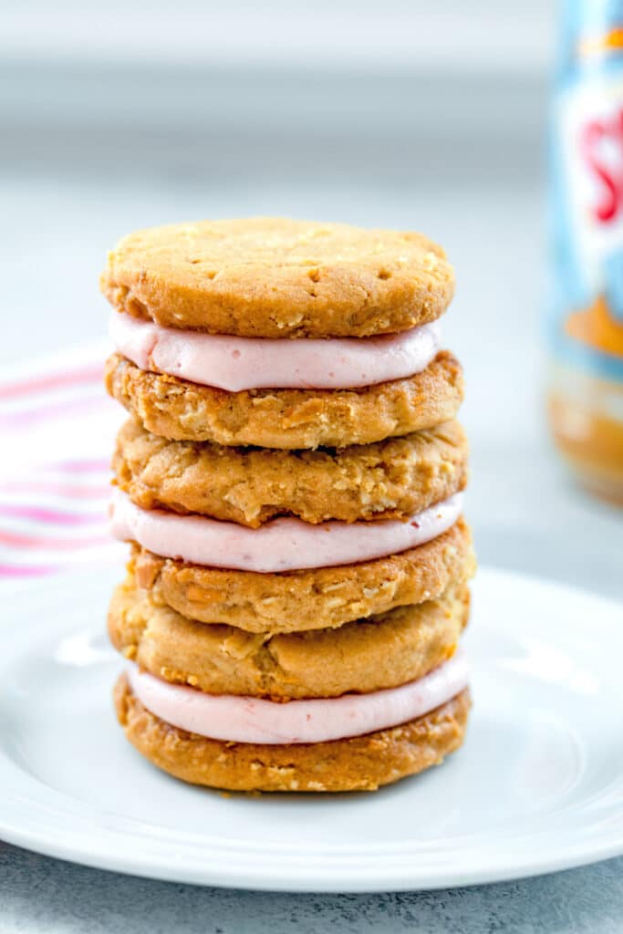 Peanut Butter and Jelly Sandwich Cookies Recipe | We are ...