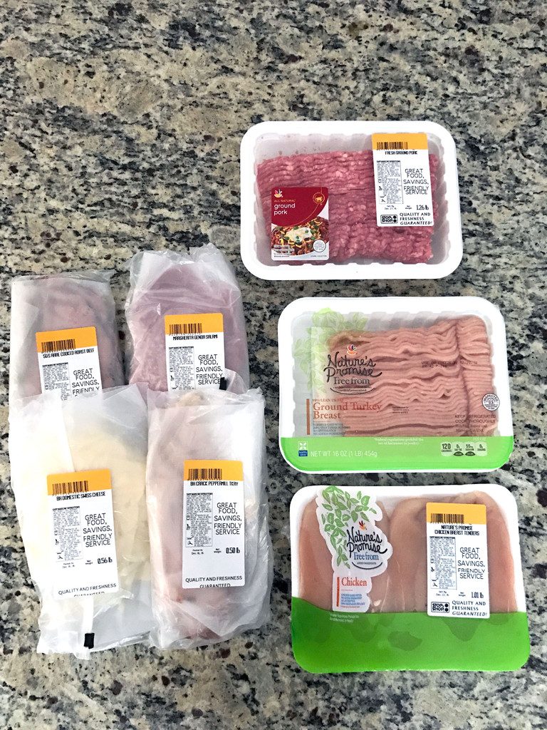 Peapod grocery delivery meat