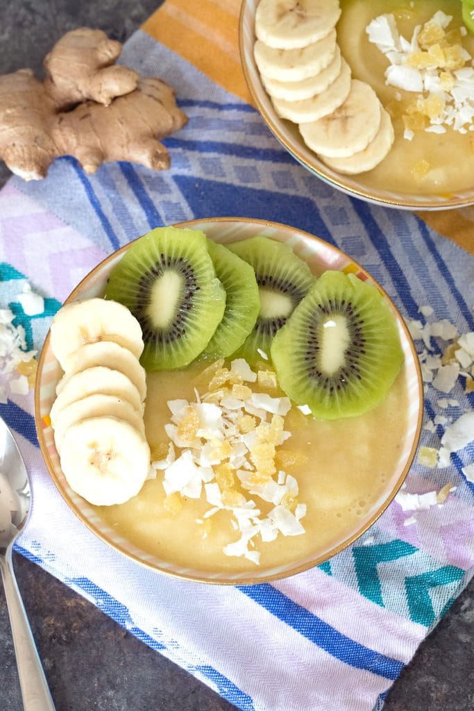 Pineapple Banana Ginger Smoothie Bowl Recipe We Are Not Martha