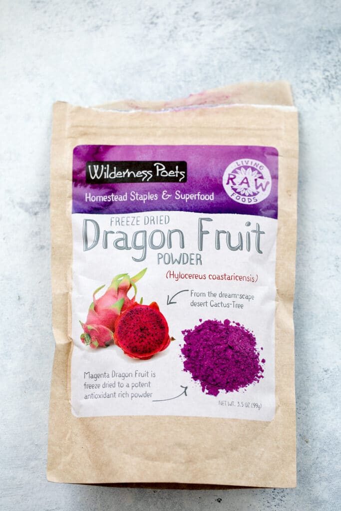 Dragon fruit powder package