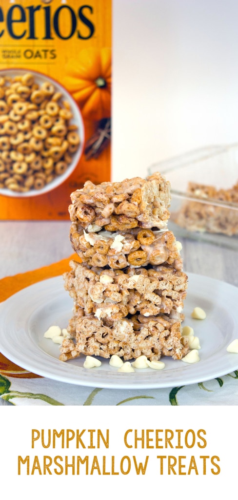 Pumpkin Cheerios Marshmallow Treats