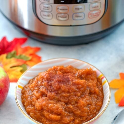Pumpkin Pie Applesauce {in the Instant Pot} Recipe We are not Martha