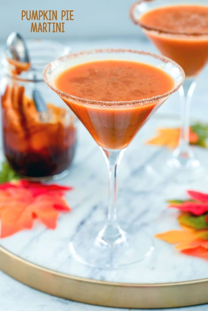 Pumpkin Pie Martini Recipe | We are not Martha