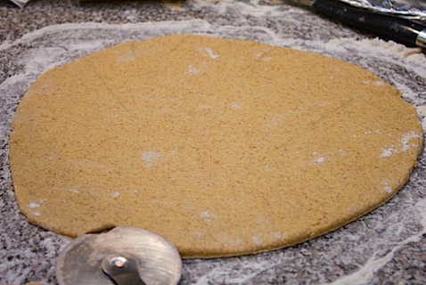 Pumpkin Pizza Crust Dough Rolled Out.jpg