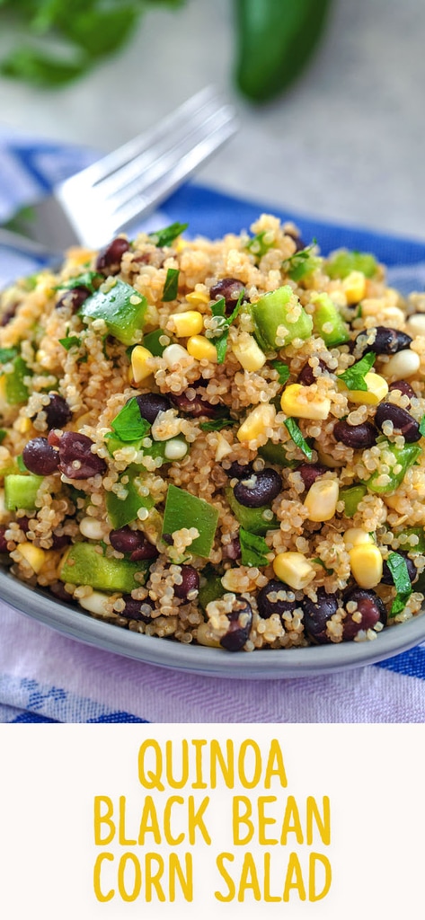 Quinoa Black Bean Corn Salad Recipe | We are not Martha