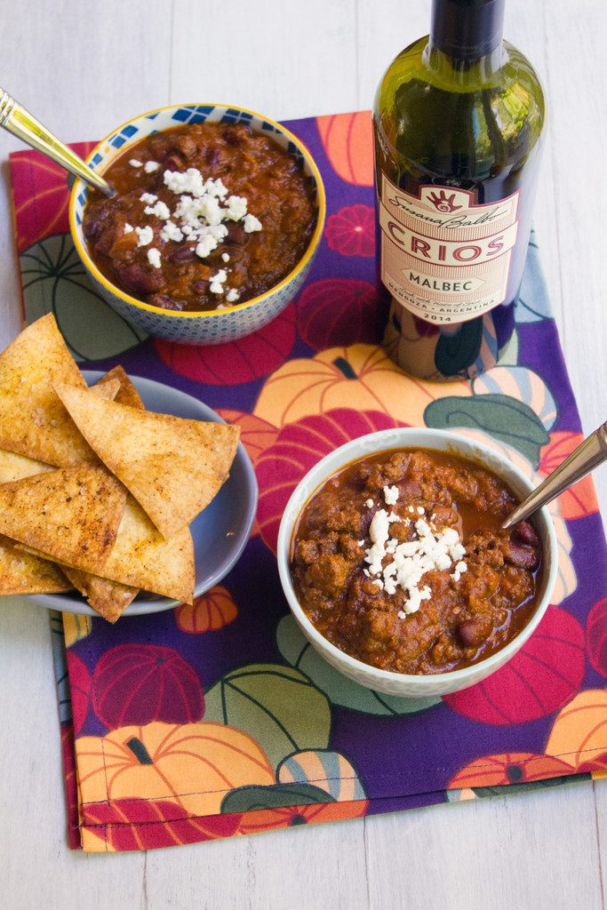 Red Wine Pumpkin Chili Recipe We are not Martha