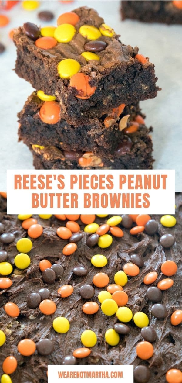 Reese\'s Pieces Peanut Butter Brownies