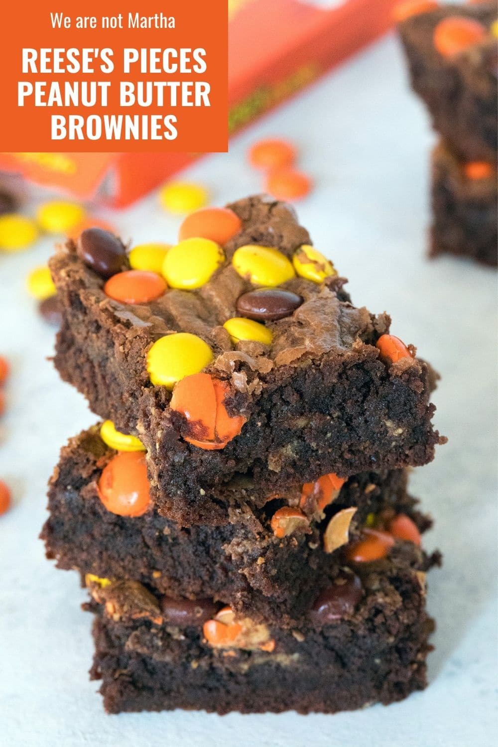 Reese\'s Pieces Peanut Butter Brownies