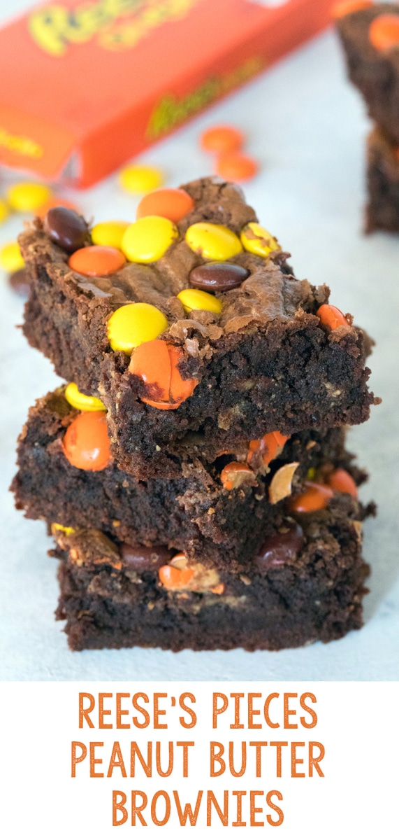 Reese\'s Pieces Peanut Butter Brownies