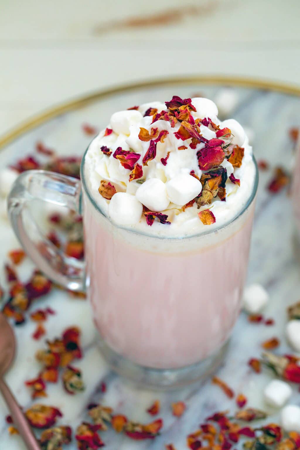 Rose White Hot Chocolate Recipe - We are not Martha